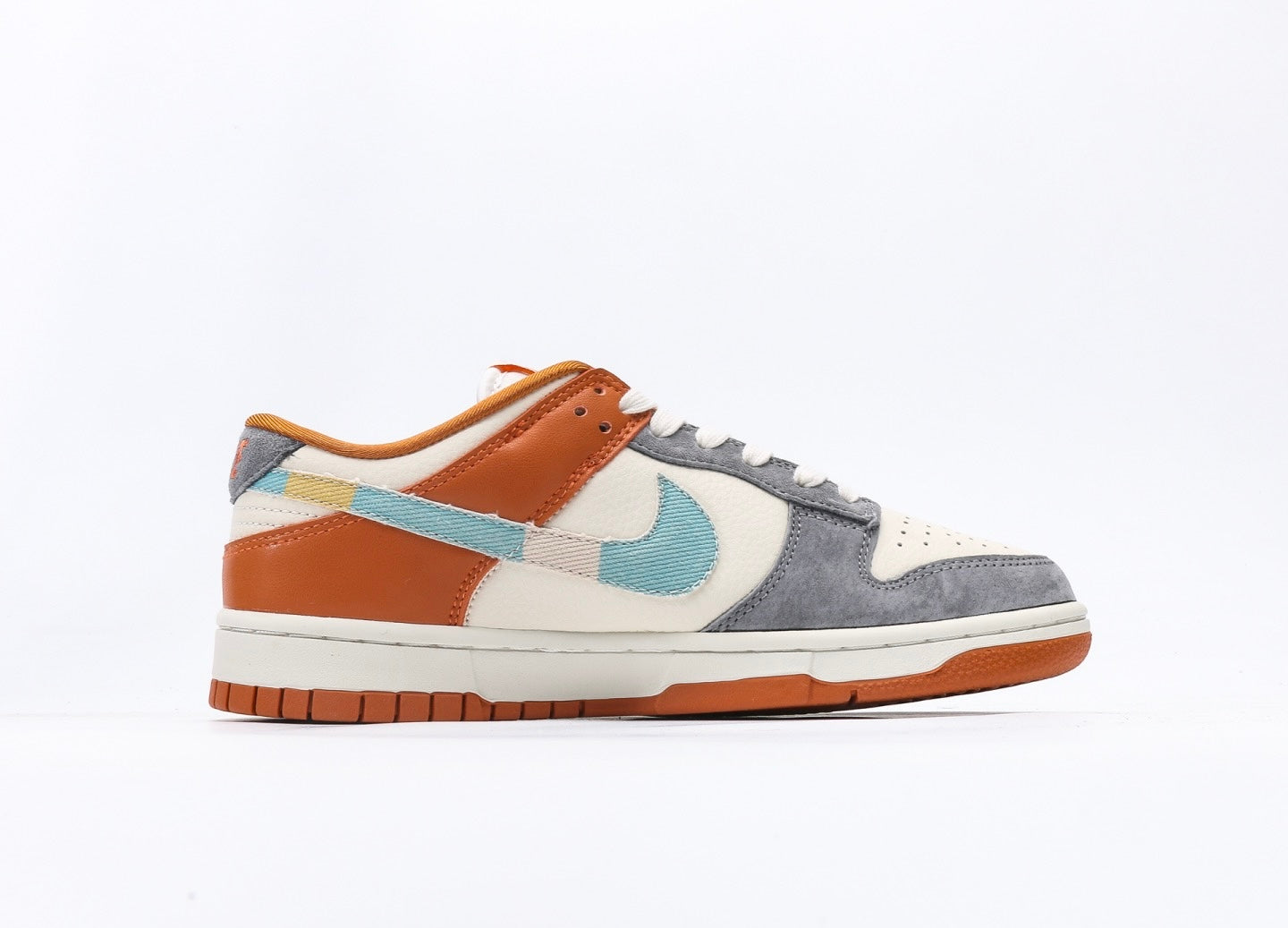 Nike Dunk Low x Stussy Orange&Grey