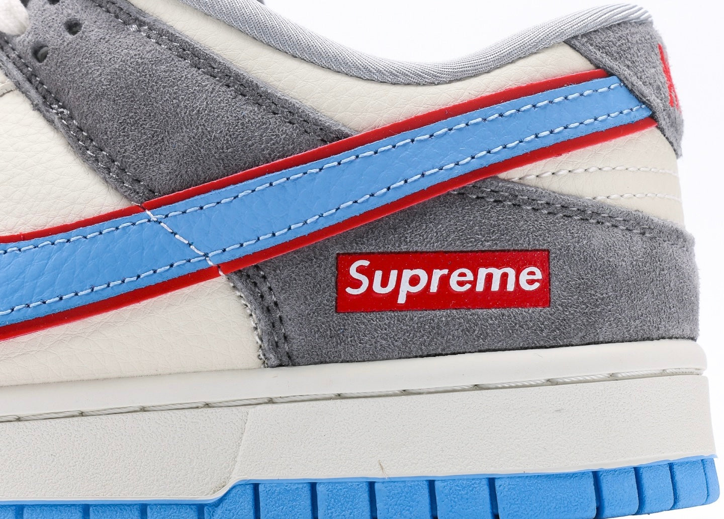 Nike Dunk Low x Supreme Blue Swoosh