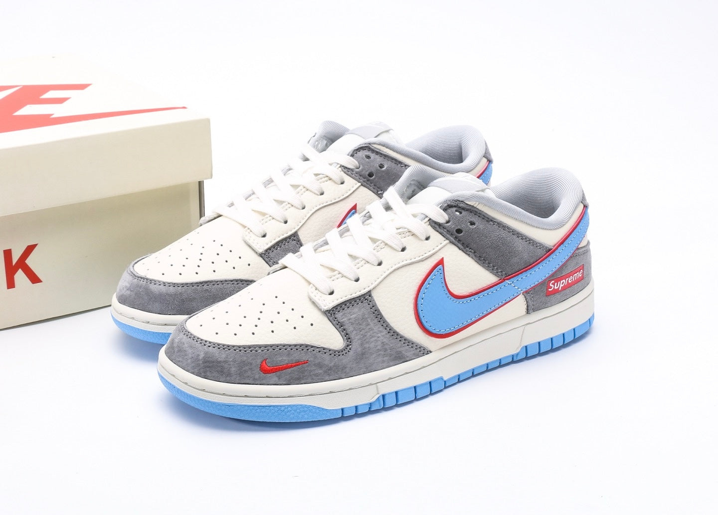 Nike Dunk Low x Supreme Blue Swoosh