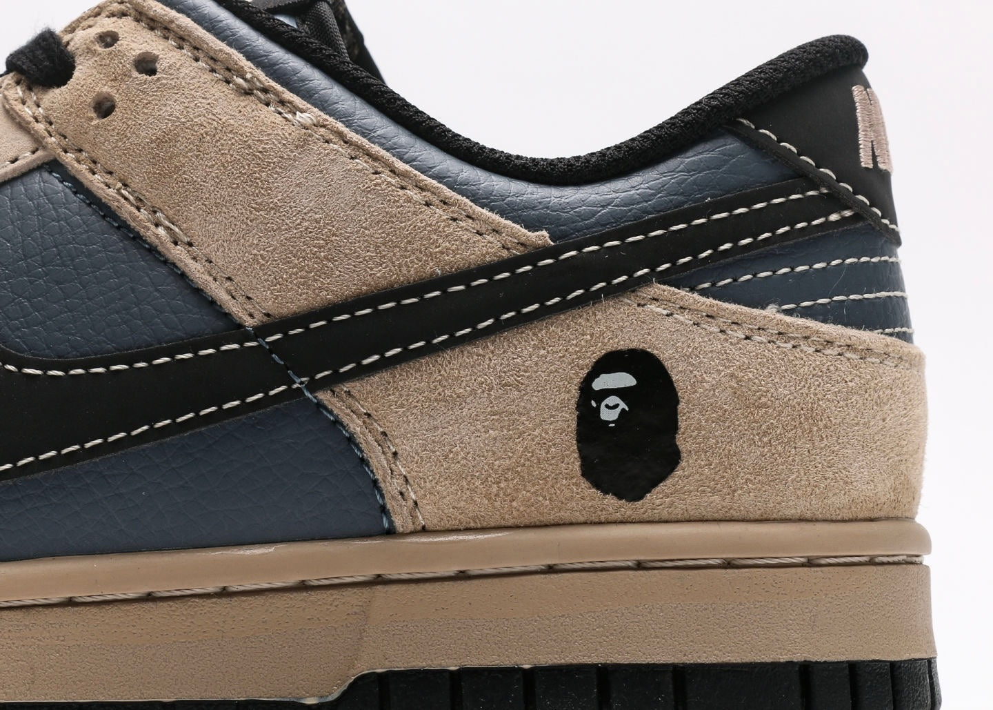 Nike Dunk Low x BAPE Brown&Black