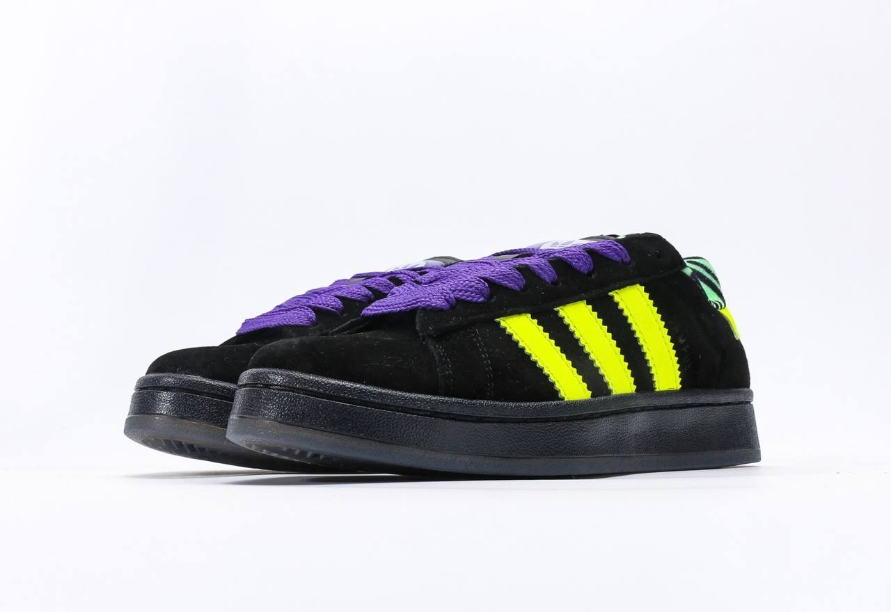 Adidas Campus "Black Solar Yellow"