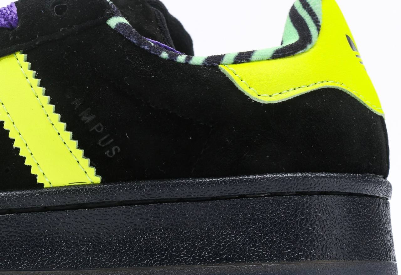 Adidas Campus "Black Solar Yellow"
