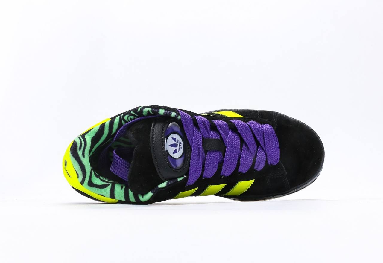 Adidas Campus "Black Solar Yellow"