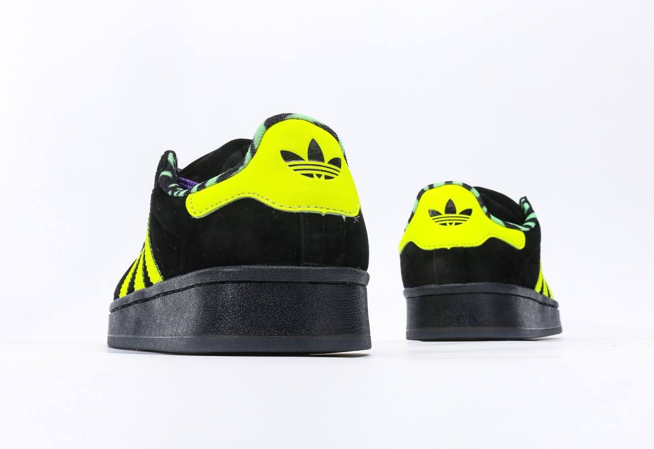 Adidas Campus "Black Solar Yellow"
