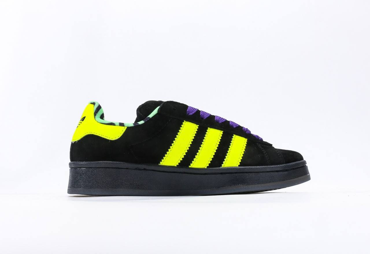 Adidas Campus "Black Solar Yellow"