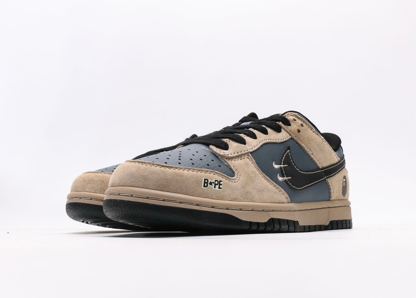 Nike Dunk Low x BAPE Brown&Black