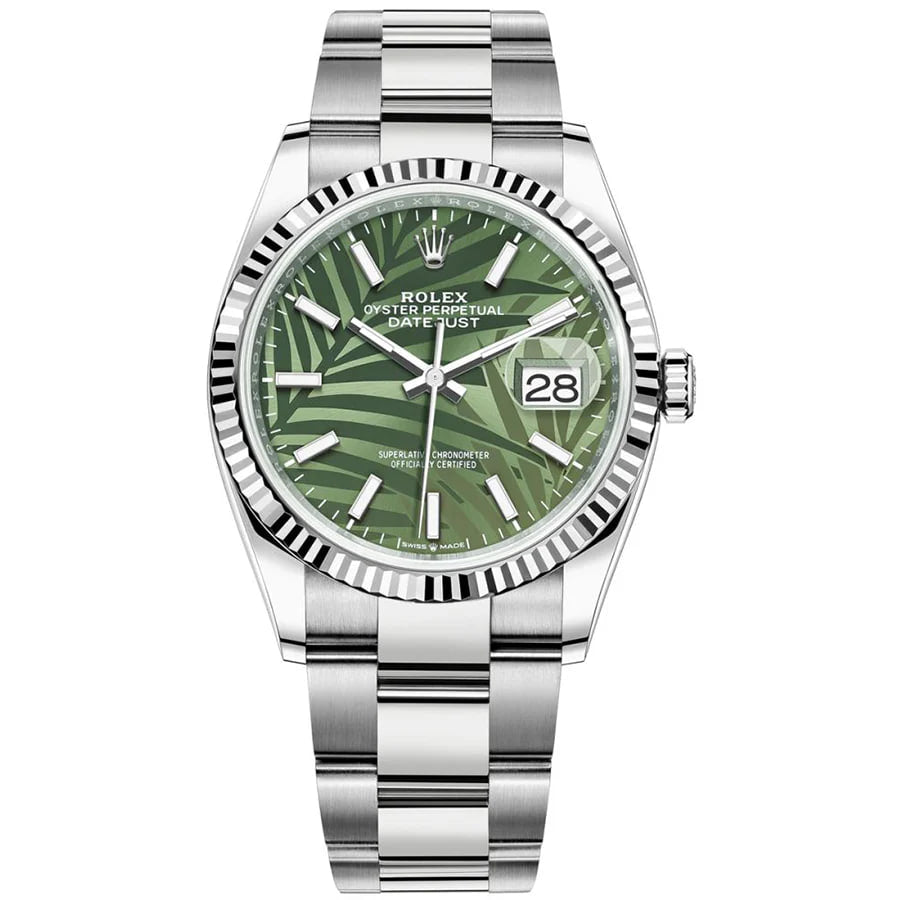 Rolex Datejust Olive Green 36mm/10mm