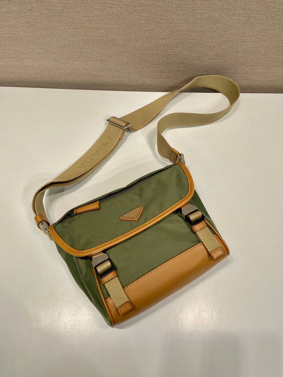 Prada Military/Caramel Re-Nylon