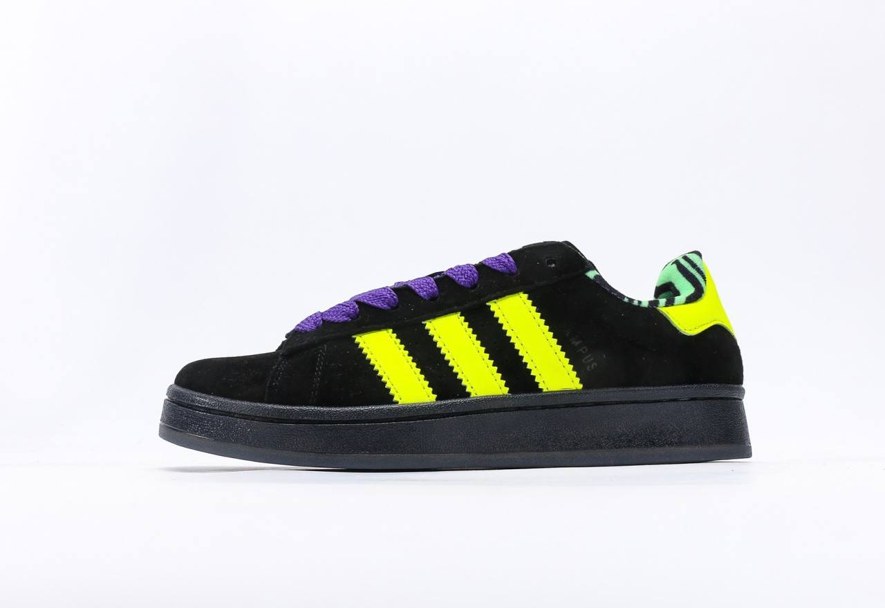 Adidas Campus "Black Solar Yellow"