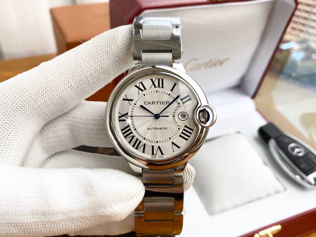 Cartier Ballon Bleu Silver 42mm/11mm